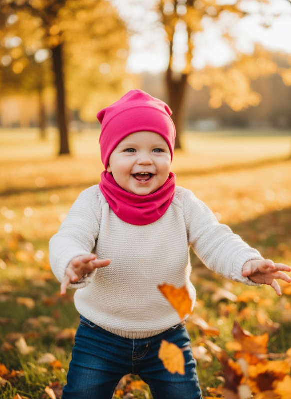 Set: obojstranná čiapka + nákrčník