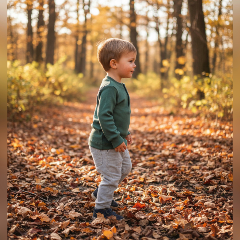 Menčestrové bavlnené nohavice - veľkosť 86 3